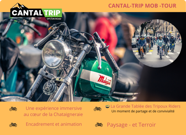 🛵 Tripoux Mob Tour – La balade rétro qui a du goût !